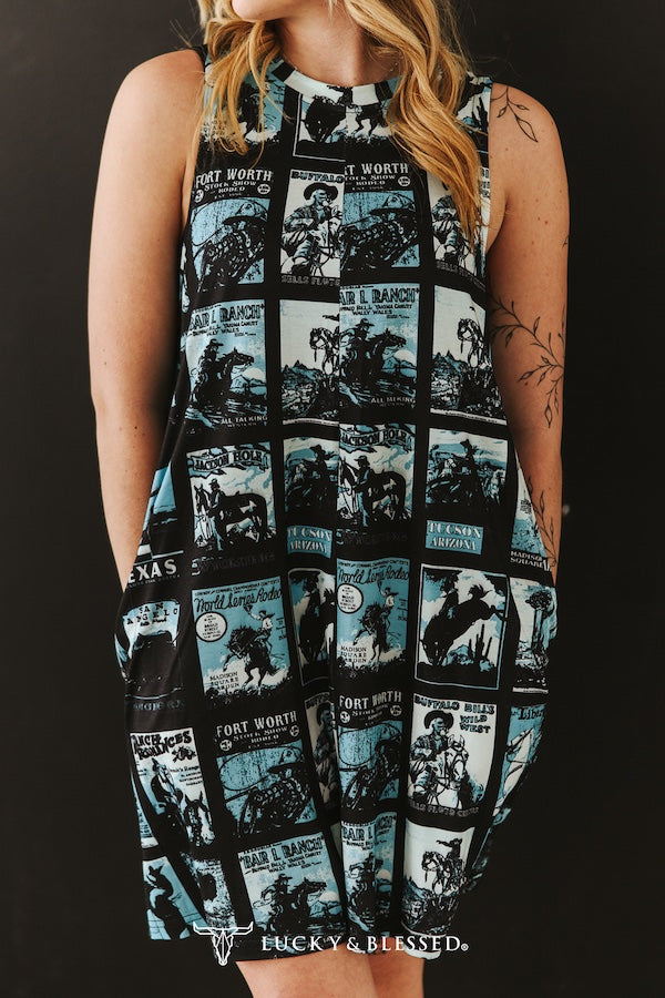 Rodeo Postcard Dress