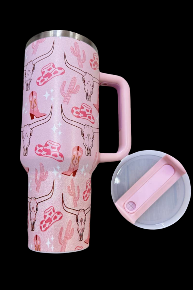 LONGHORN STAINLESS STEEL TUMBLERS CUP 40oz