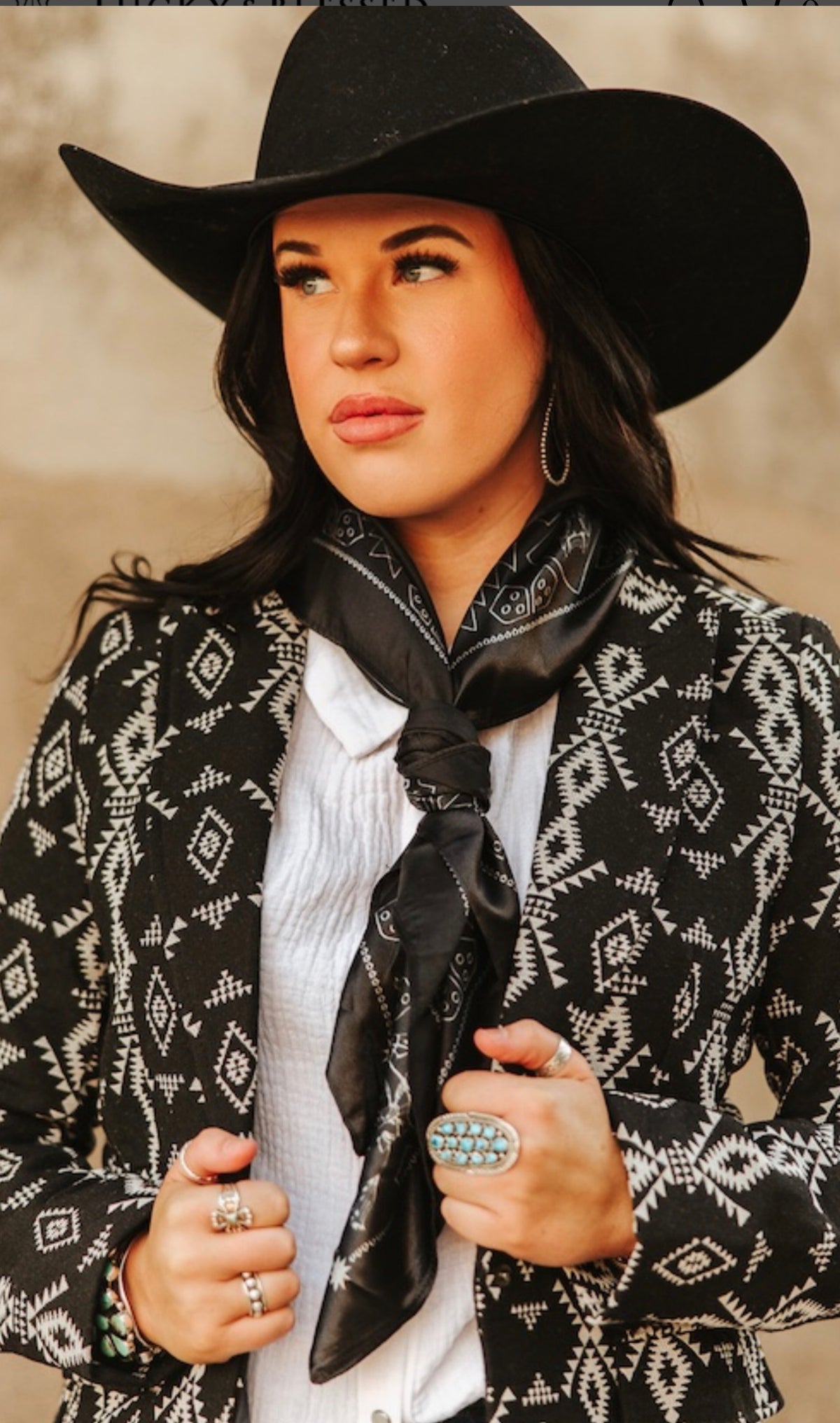Midnight Paisley Wild Rag