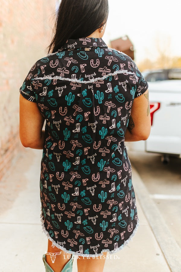 Desert Neon Dress