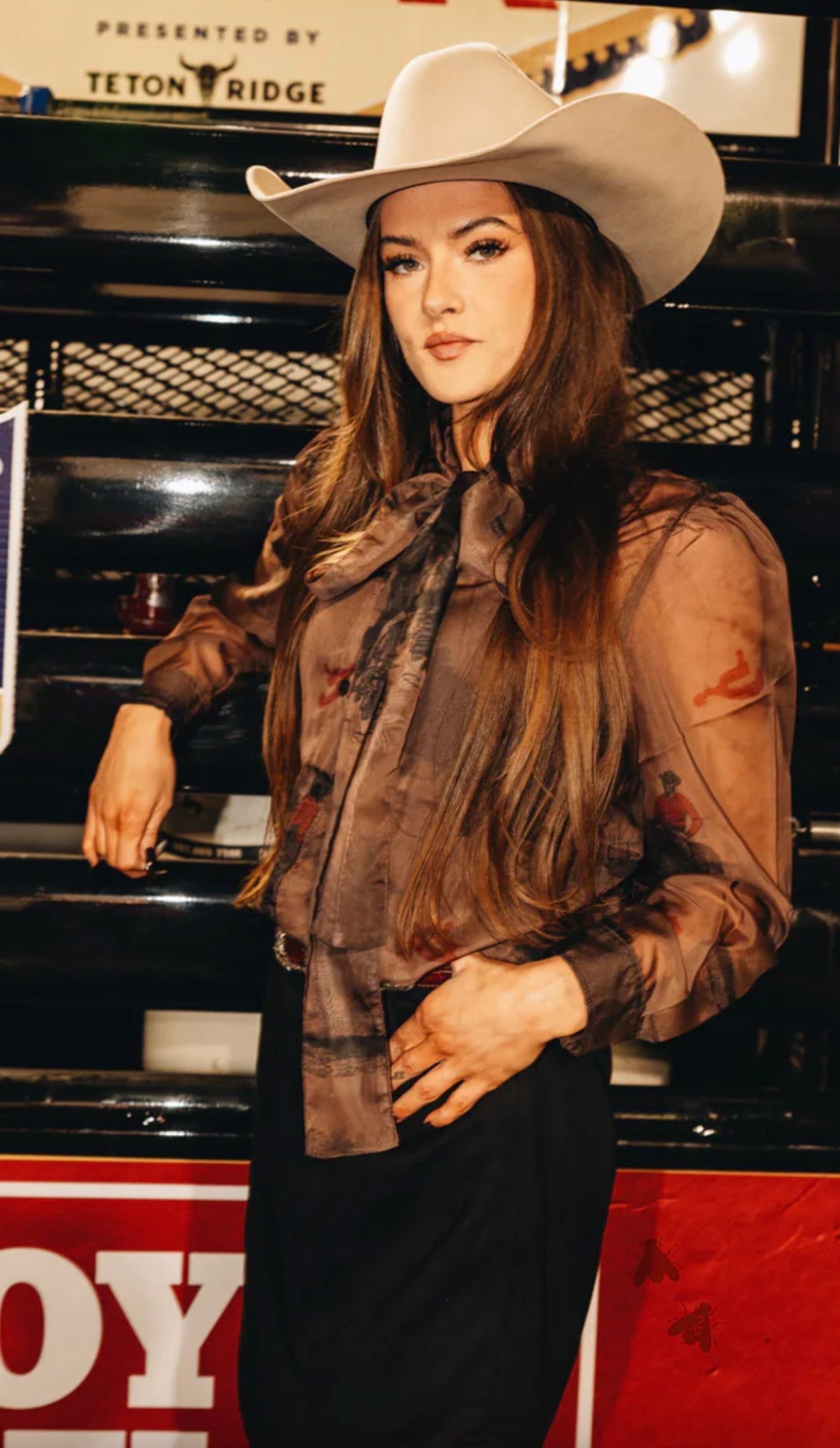 Rodeo Queen Tie Blouse