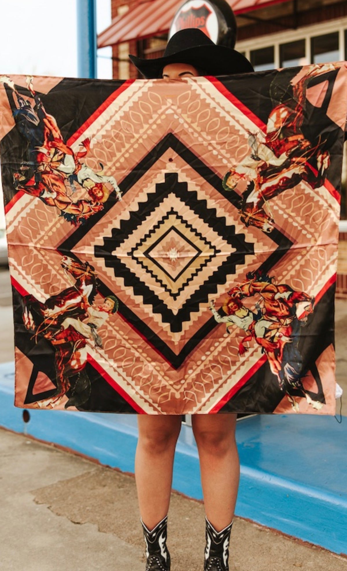 Bronco Rider Western Wild Rag
