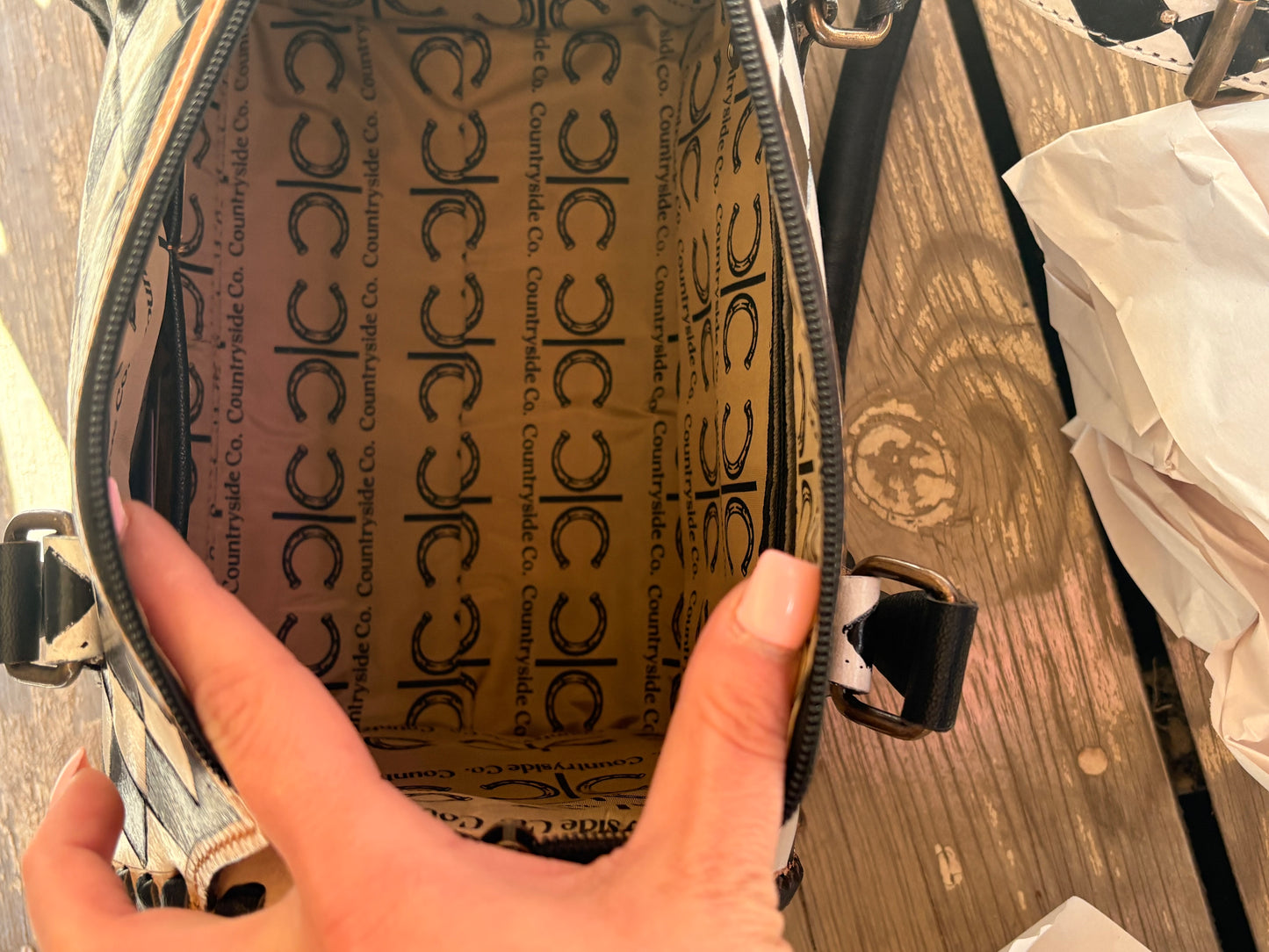 Bailey Checkered Speedy Bag