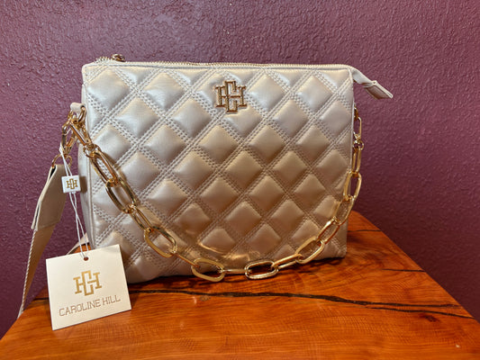 Caroline Hill Ariana Crossbody Pearl Quilted Dq