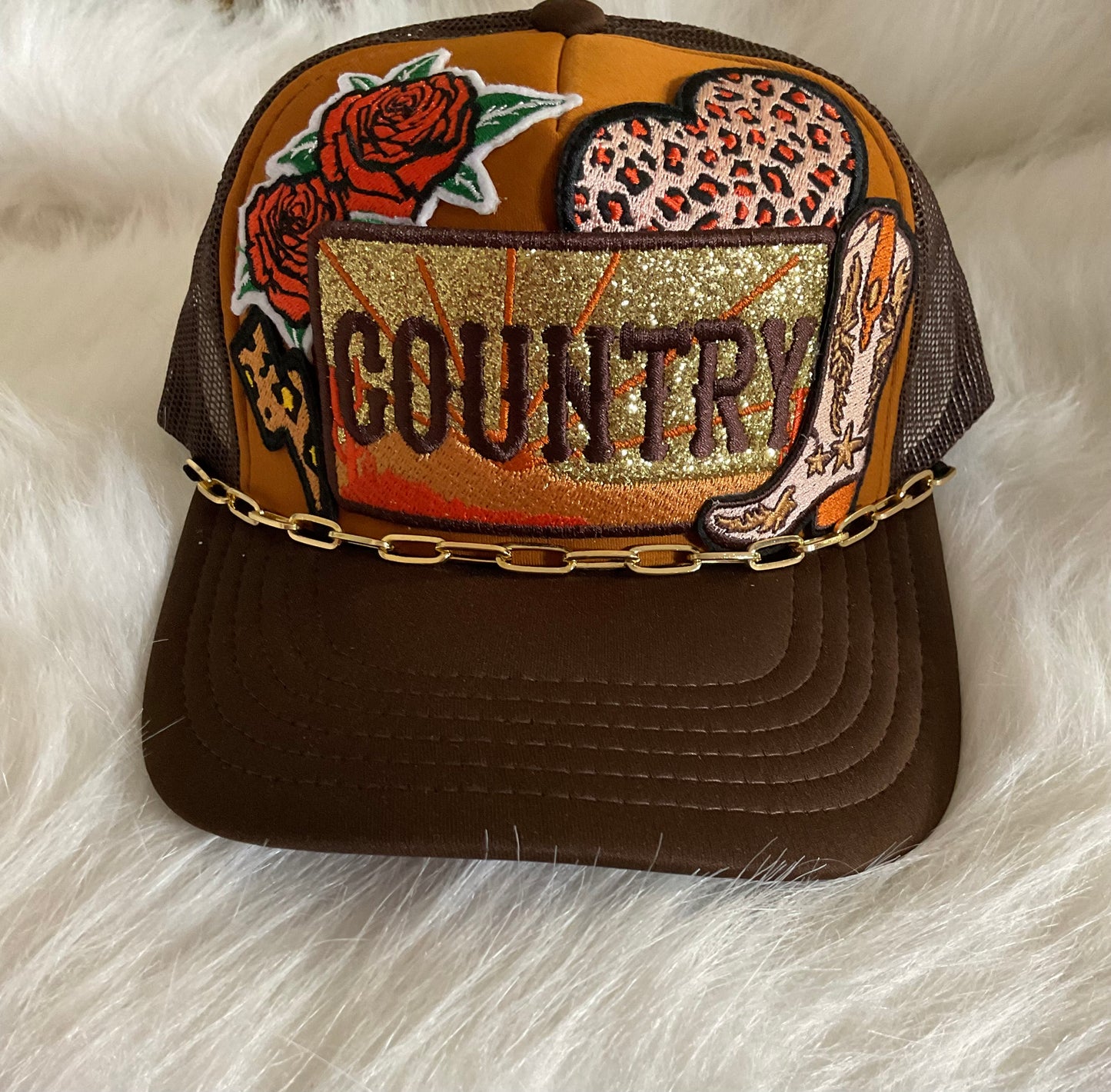 The Rust & Roses Cowgirl Cap
