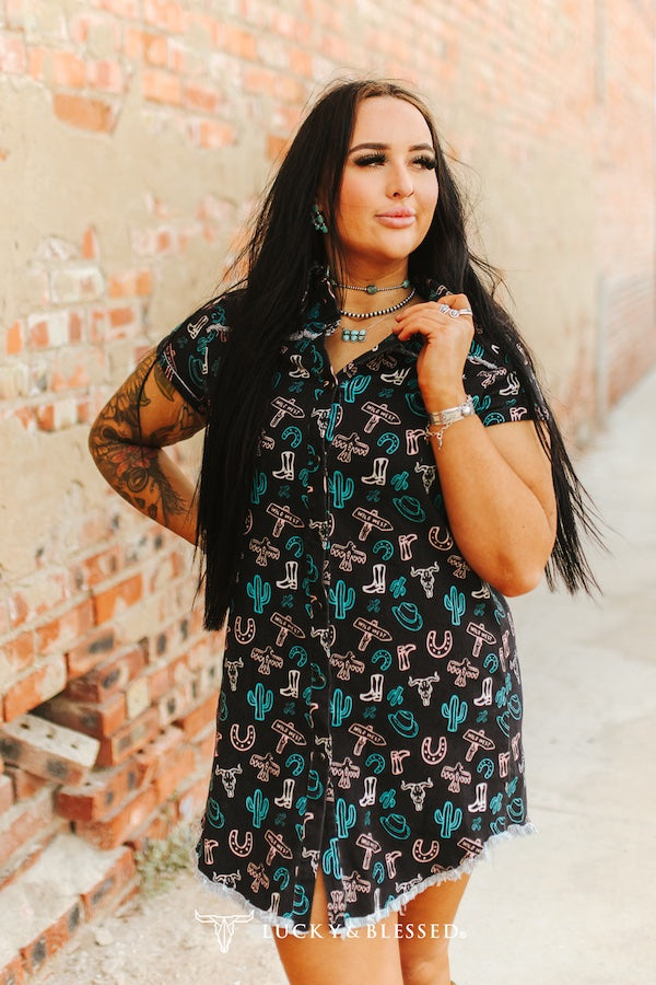 Desert Neon Dress