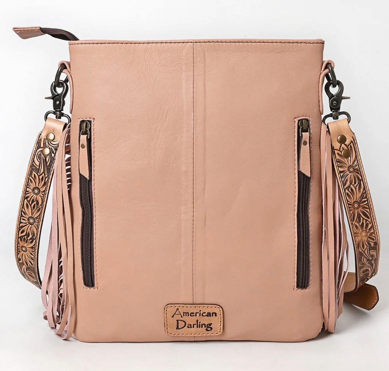 American Darling Quilted Fringe Crossbody