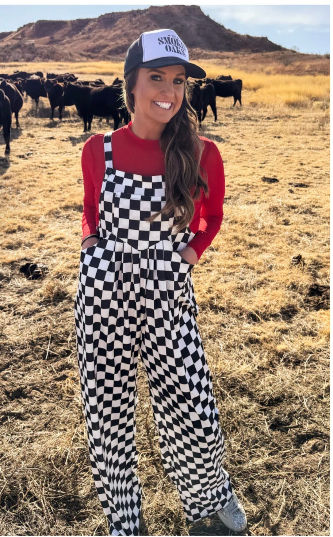 Checkerboard Babe Jumpsuit