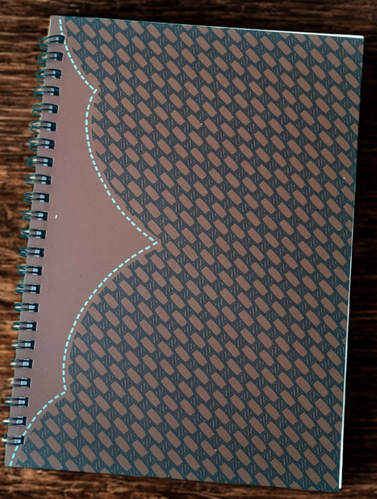 Western Tooled Pattern Spiral Notebook